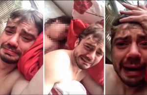 Este borracho se liga a la gordita del antro; despertó con ella y se grabó llorando arrepentido