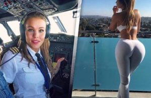 Te presentamos a la piloto más sexy del mundo y lo que hace a mitad del vuelo, dejara babeando!