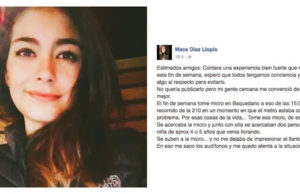 Se sube a un bus y ve llorar a una niña. Al darse cuenta que es un secuestro hizo esto