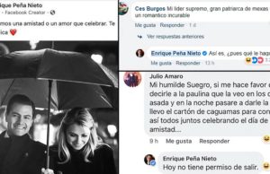 Le dicen ‘suegro’ a Peña Nieto y él les responde a todos: no va a dejar salir a su hija