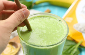 Batido verde para controlar la ansiedad