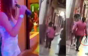Madre saca a su hija de discoteca a correazo limpio