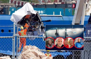 Encuentran posibles restos humanos en los escombros submarino hundido Titán