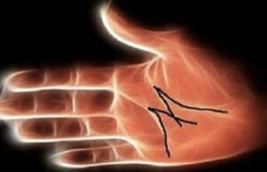 Esto es lo que significa realmente la letra “M” en la palma de la mano