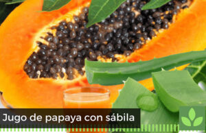 Jugo De Papaya y Sábila o Aloe Vera