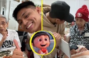 Joven cuida a su abuelita de 97 años para que no termine en un asilo e Internet le aplaude