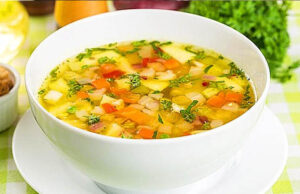 Consomé de verduras